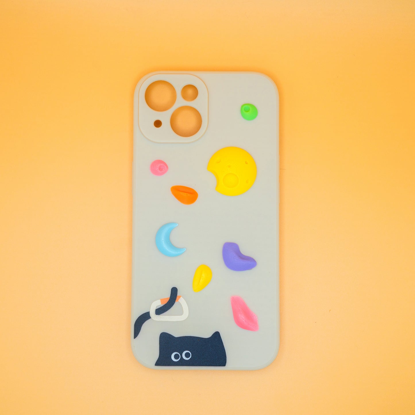 Carabiner Cat Climbing Holds iPhone Case | Non Vertical Lab