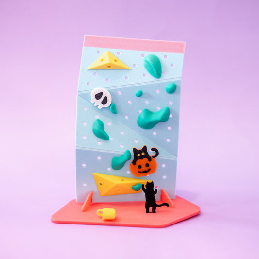 DIY Mini Vert Rock Climbing Wall Kit | Halloween Edition