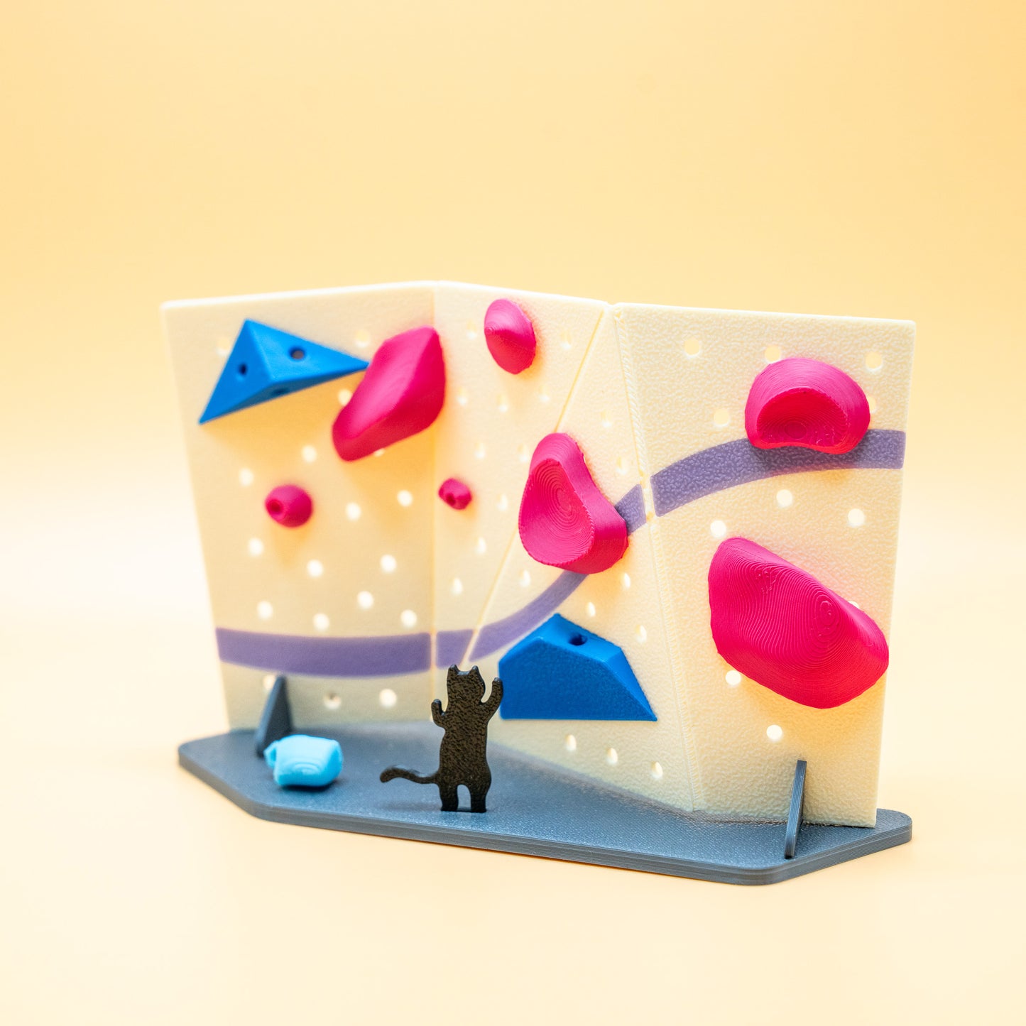 DIY Mini Rock Climbing Wall Kit Horizontal Edition | Non Vertical Lab