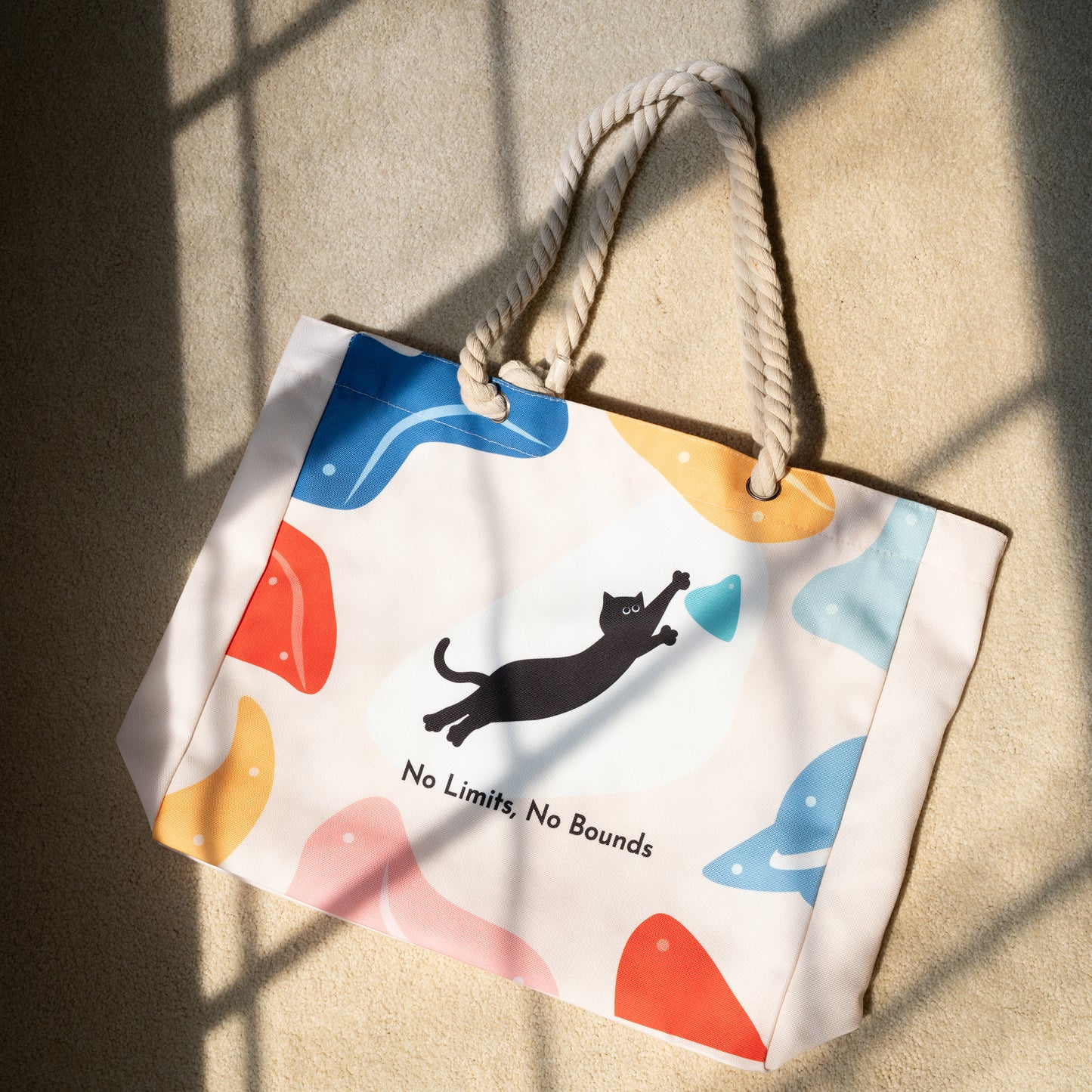 Dyno Cat Canvas Tote Bag | Non-Vertical Lab