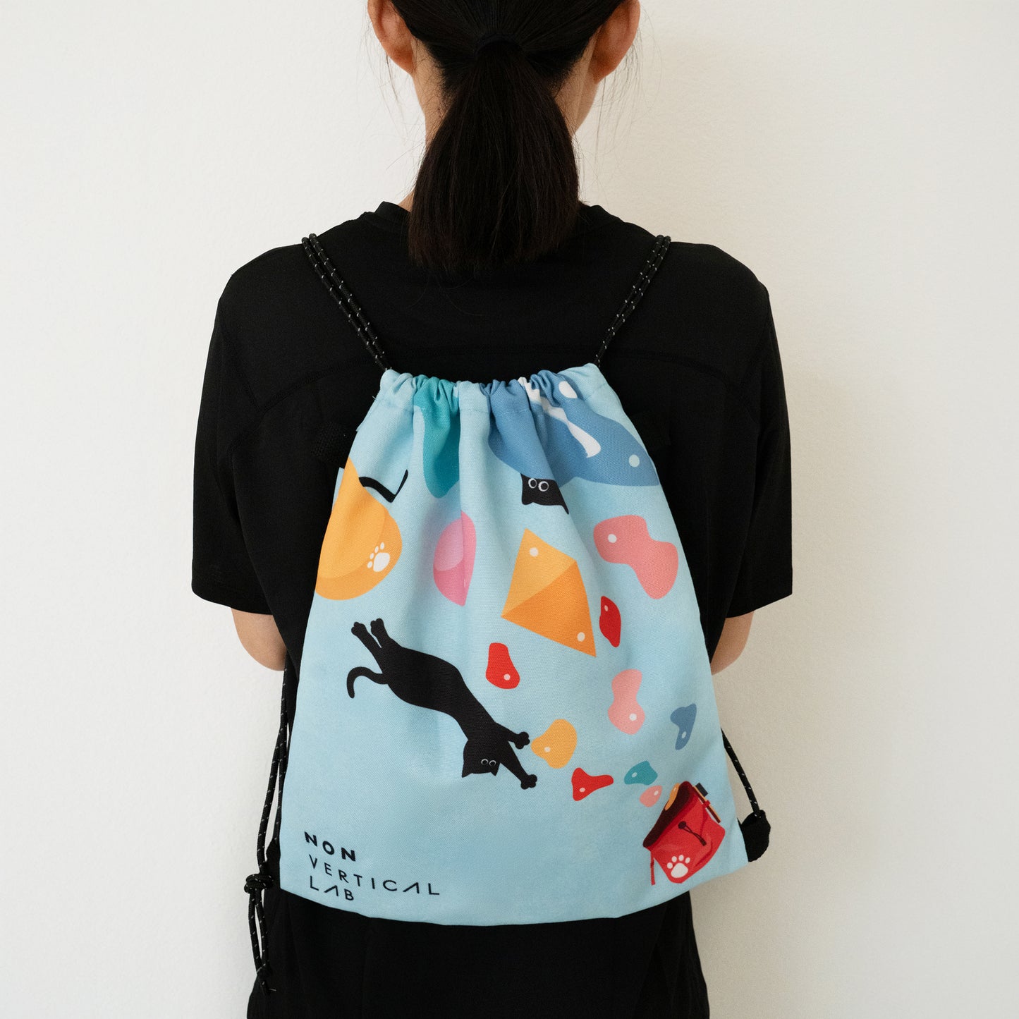 Dyno Cat Drawstring Bag | Non Vertical Lab
