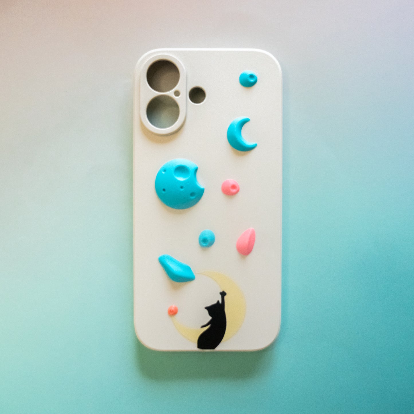 Moon Cat Climbing Holds iPhone Case | Non Vertical Lab