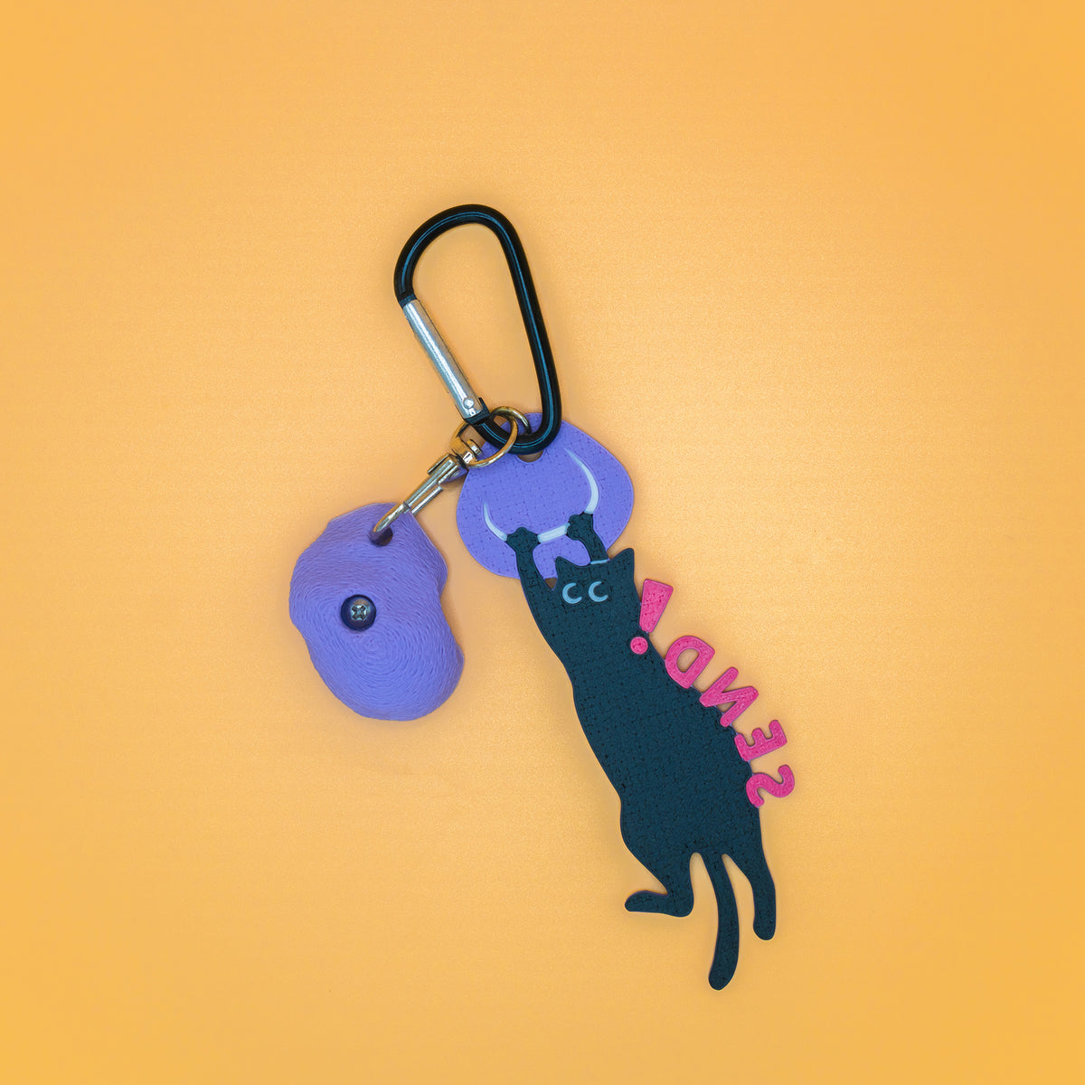 Send Cat Keychain