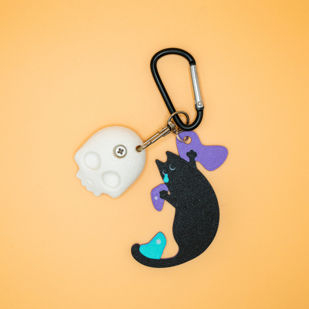 Short Arm Cat Keychain | Halloween Edition