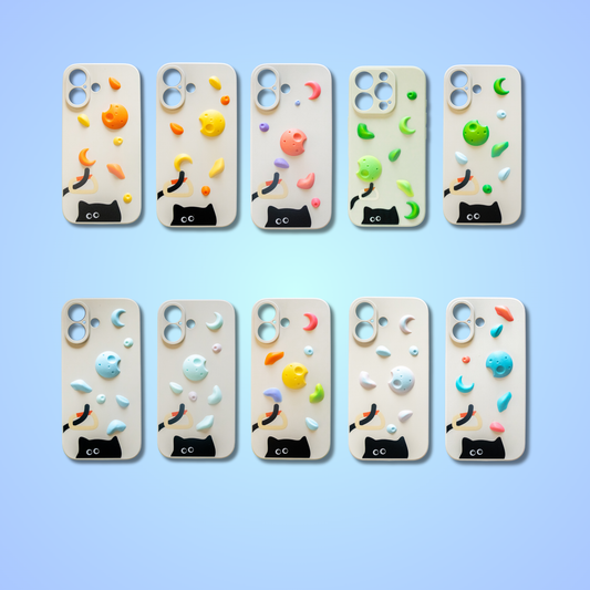 Carabiner Cat Climbing Holds iPhone Case | Non Vertical Lab