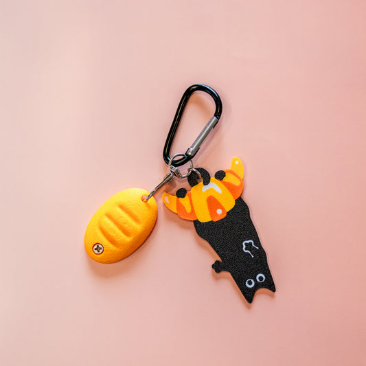 Bat Hang Cat Keychain | Non Vertical Lab