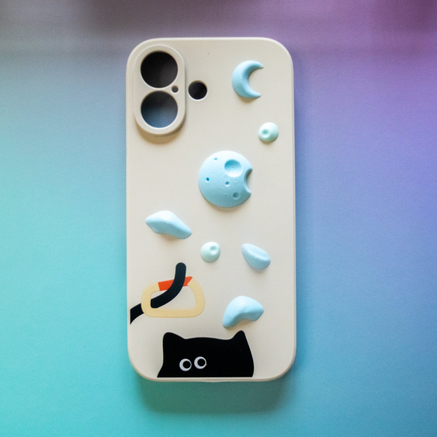 Carabiner Cat Climbing Holds iPhone Case | Non Vertical Lab