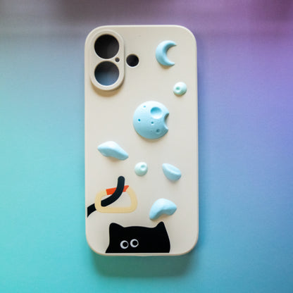Carabiner Cat Climbing Holds iPhone Case | Non Vertical Lab