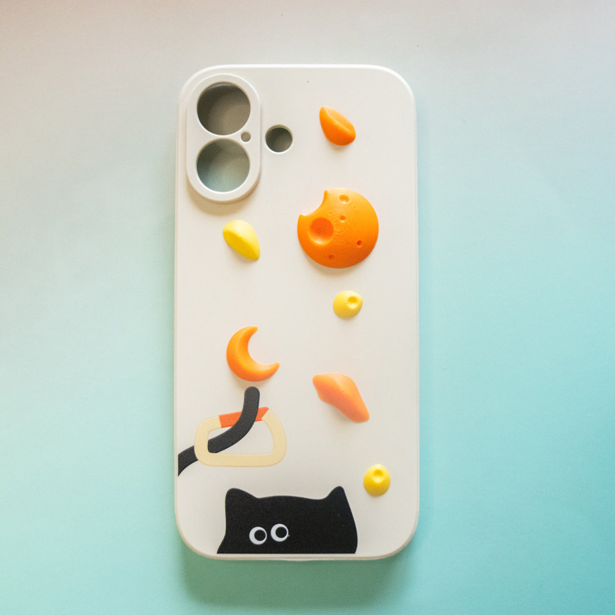 Carabiner Cat Climbing Holds iPhone Case | Non Vertical Lab