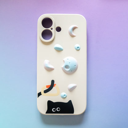 Carabiner Cat Climbing Holds iPhone Case | Non Vertical Lab