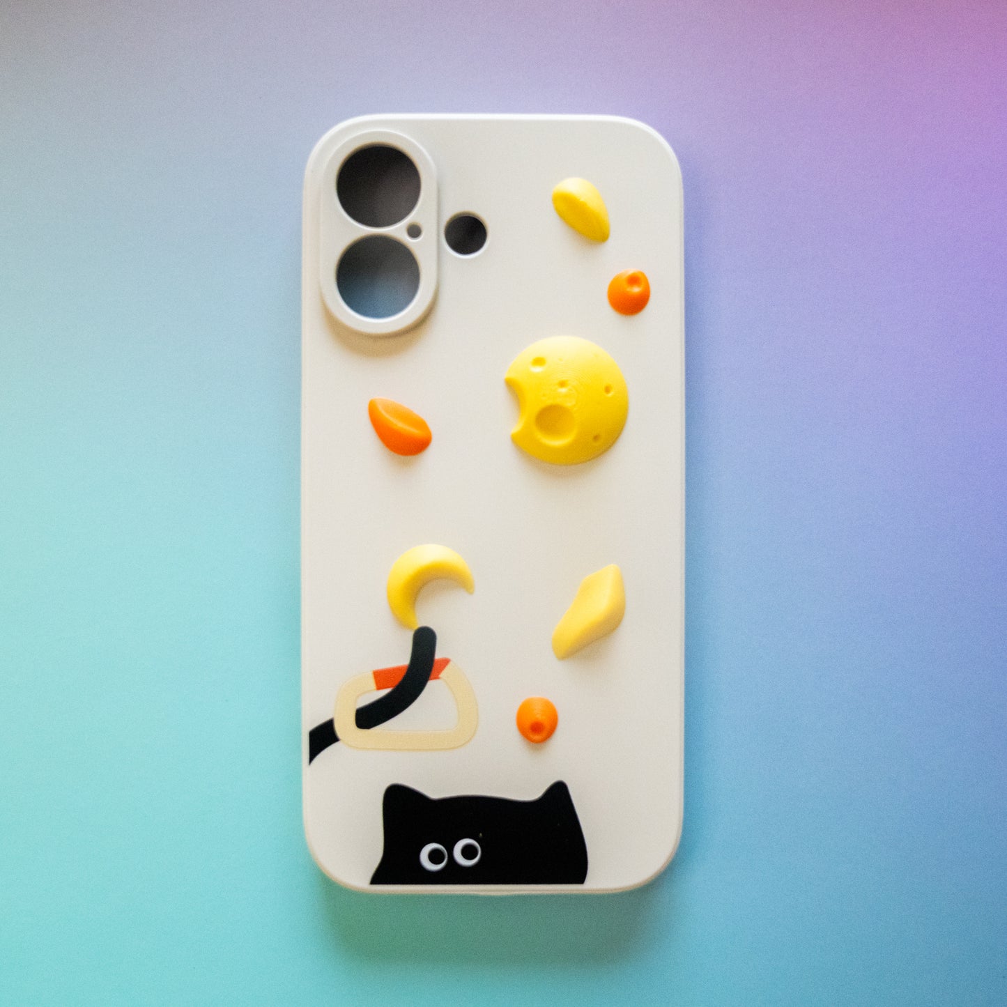 Carabiner Cat Climbing Holds iPhone Case | Non Vertical Lab