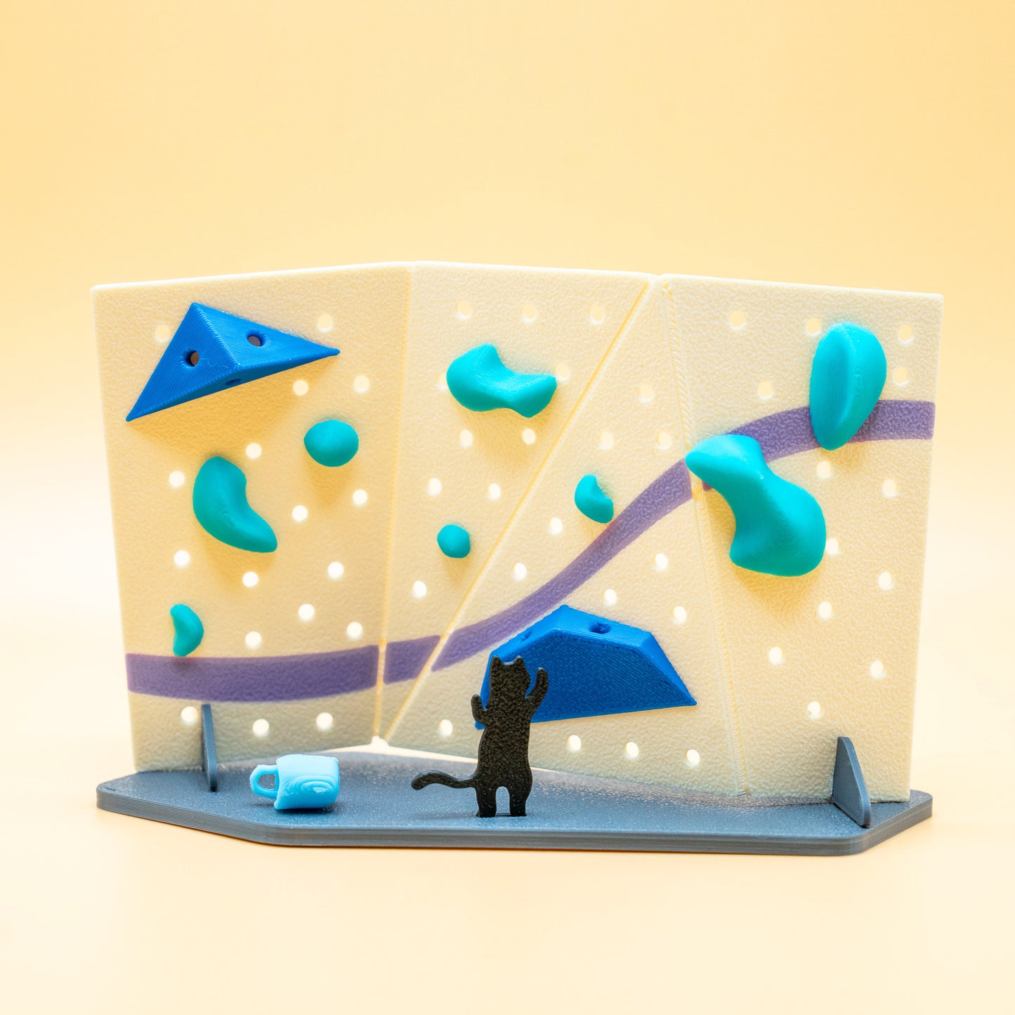 DIY Mini Rock Climbing Wall Kit Horizontal Edition | Non Vertical Lab