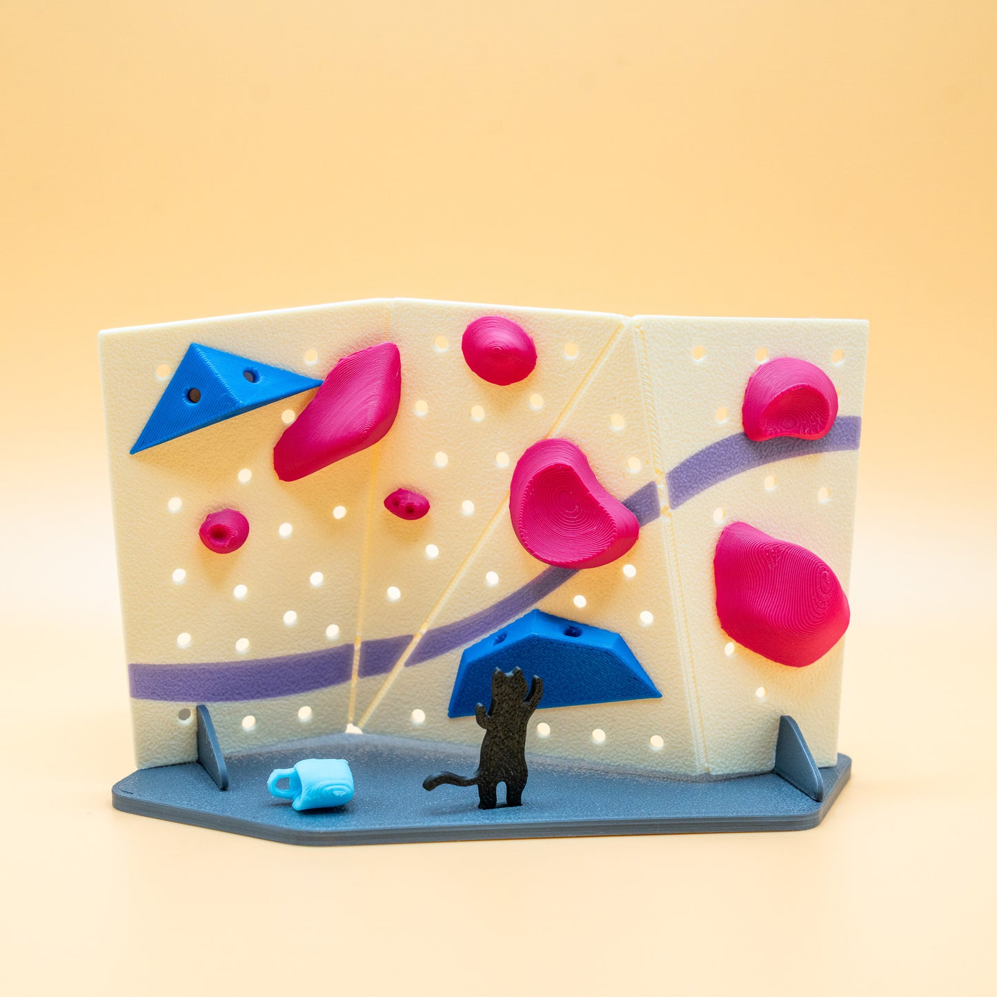 DIY Mini Rock Climbing Wall Kit Horizontal Edition | Non Vertical Lab