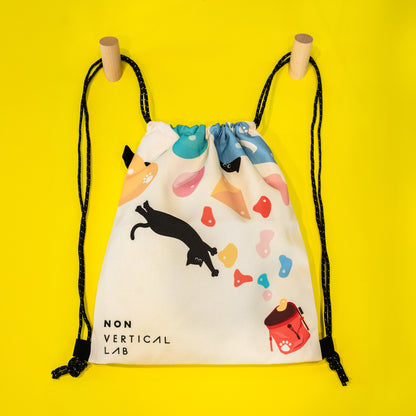 Dyno Cat Drawstring Bag | Non-Vertical Lab