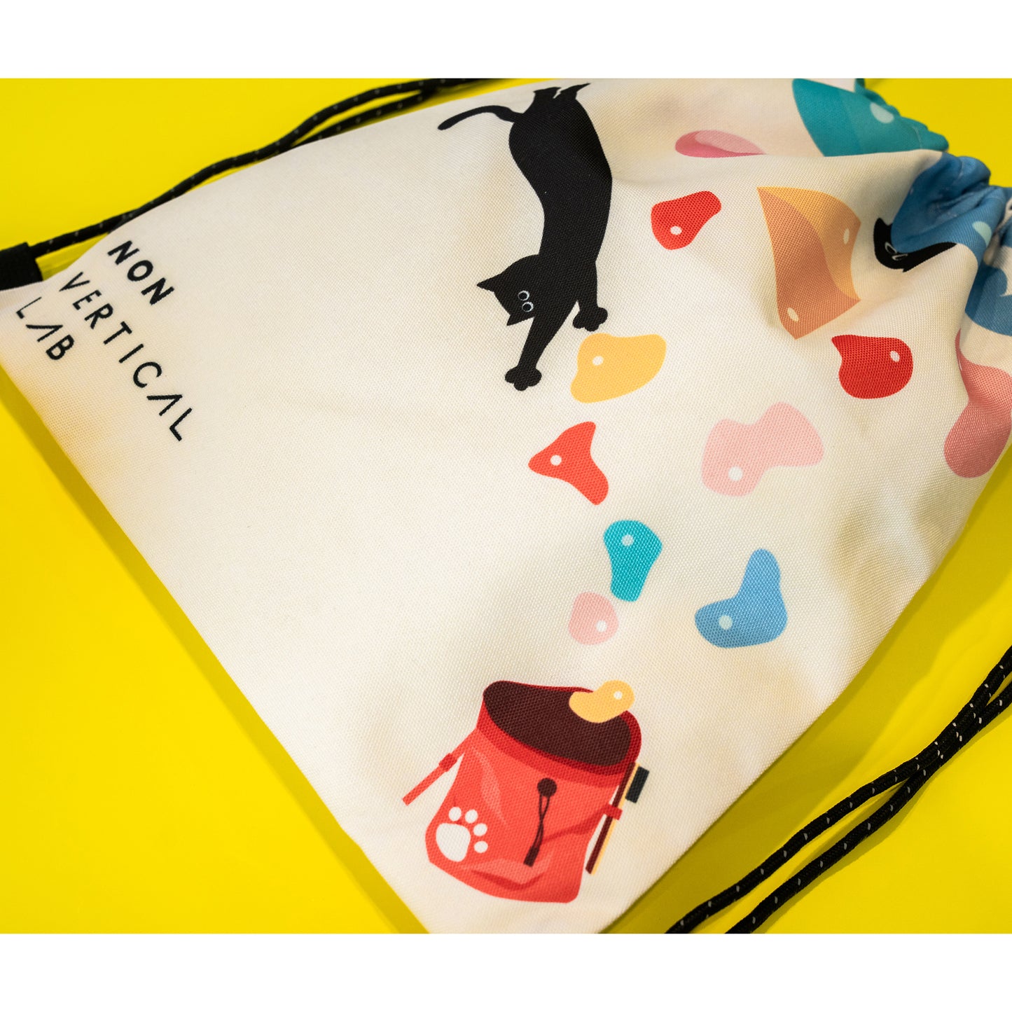 Dyno Cat Drawstring Bag | Non-Vertical Lab