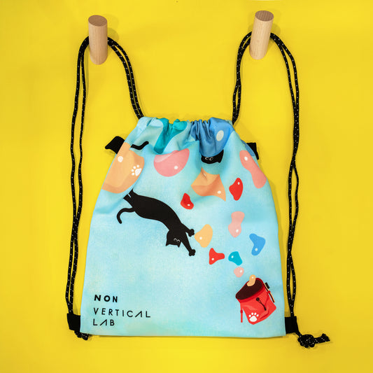 Dyno Cat Drawstring Bag | Non-Vertical Lab