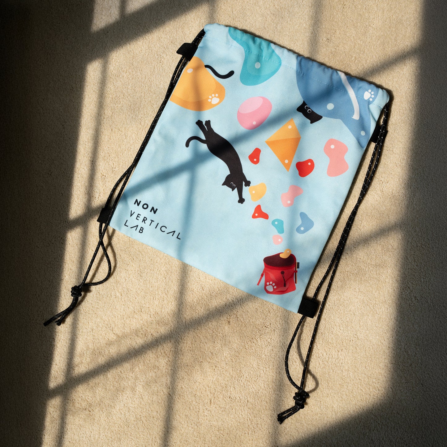 Dyno Cat Drawstring Bag | Non-Vertical Lab
