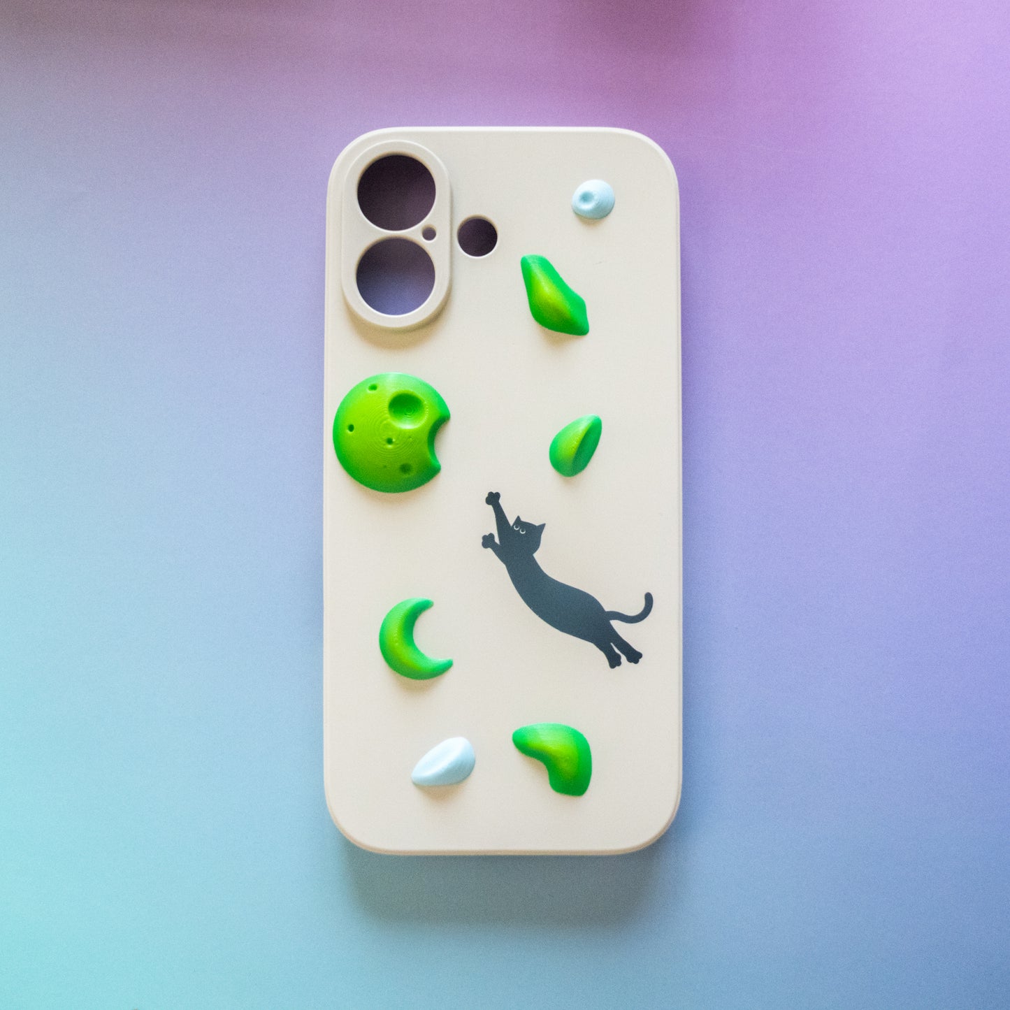 Dyno Cat Climbing Holds iPhone Case | Non Vertical Lab