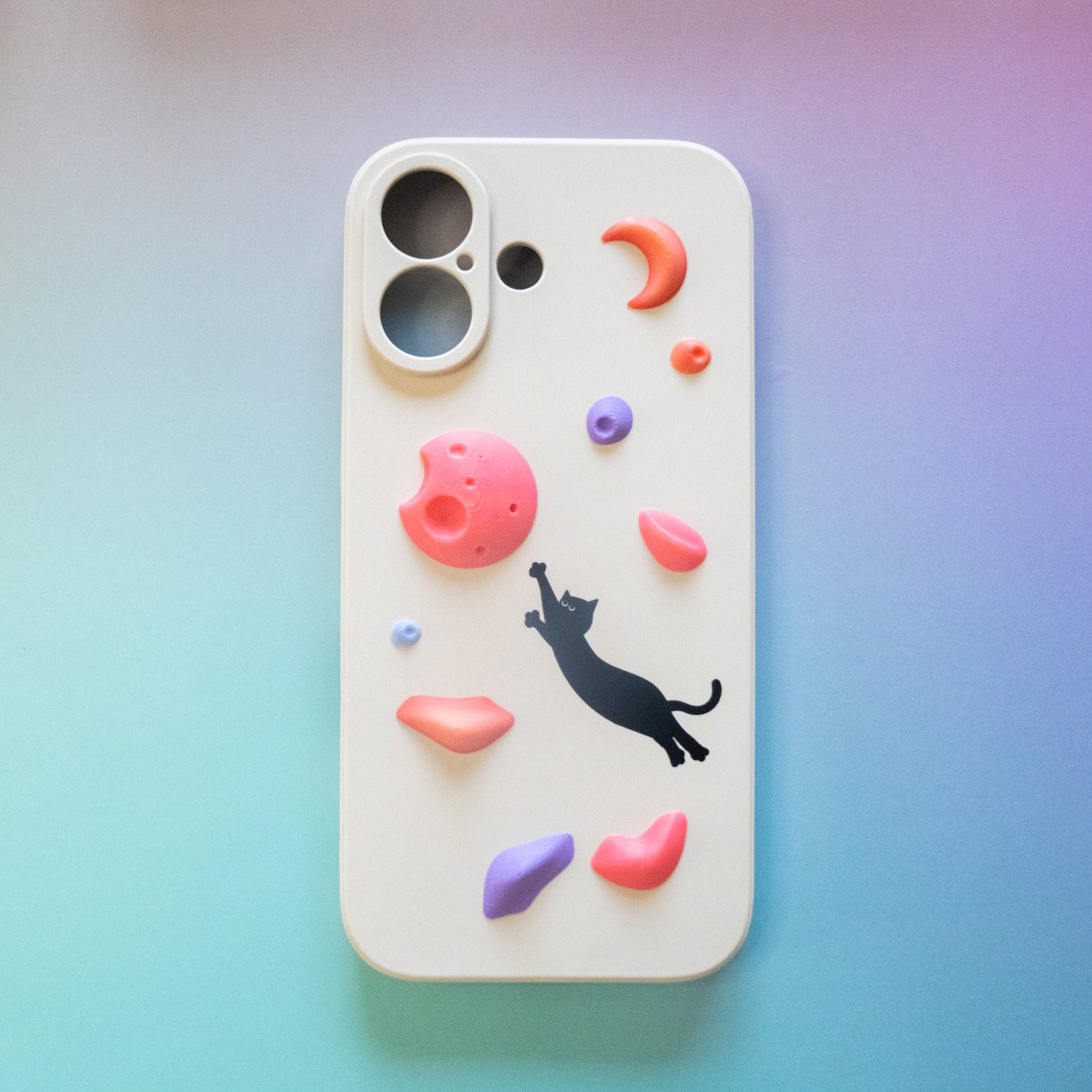 Dyno Cat Climbing Holds iPhone Case | Non Vertical Lab