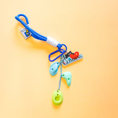 I Love Climbing Mini Holds Bag Charm | Non Vertical Lab