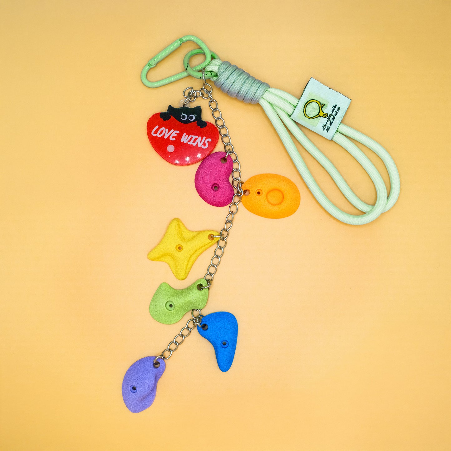 Love Wins Mini Holds Pride Bag Charm | Non Vertical Lab
