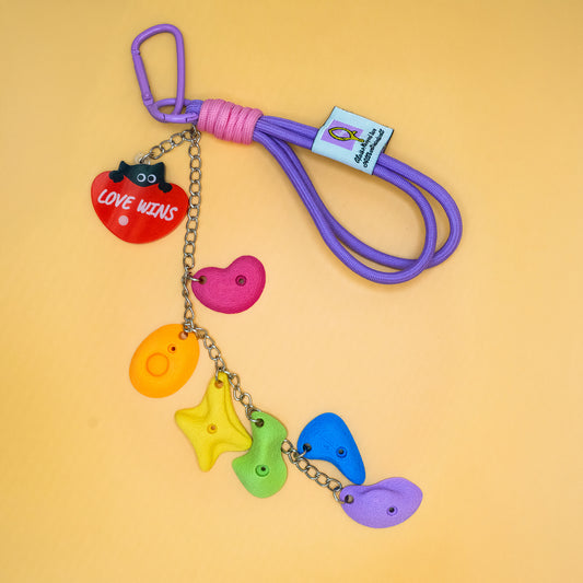 Love Wins Mini Holds Pride Bag Charm | Non Vertical Lab