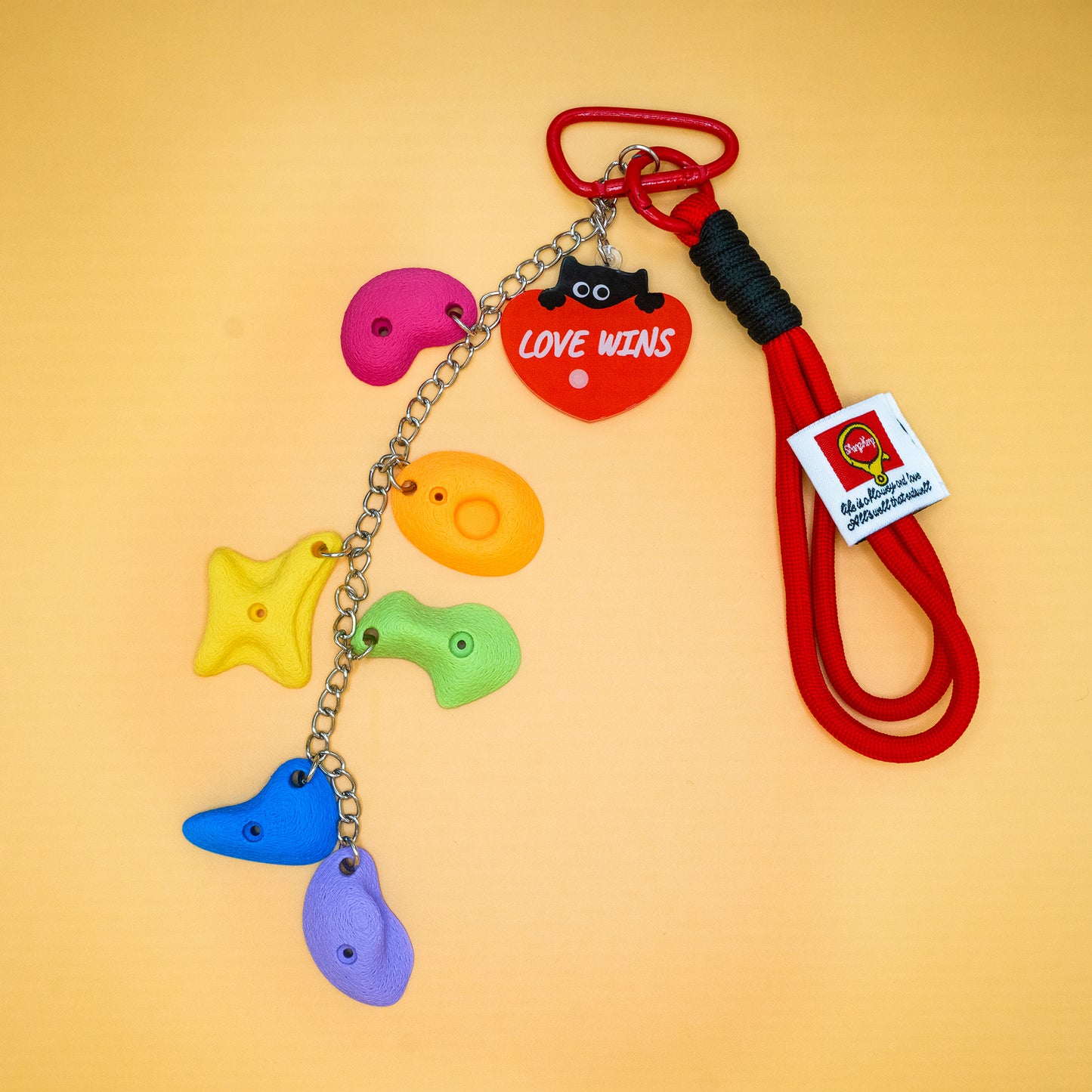 Love Wins Mini Holds Pride Bag Charm | Non Vertical Lab
