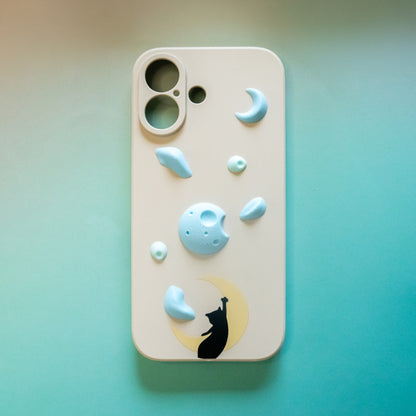 Moon Cat Climbing Holds iPhone Case | Non Vertical Lab