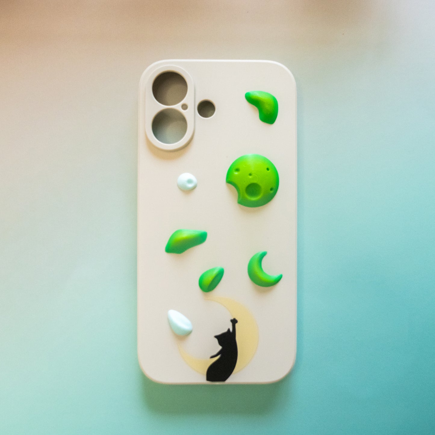 Moon Cat Climbing Holds iPhone Case | Non Vertical Lab