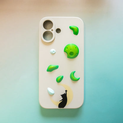 Moon Cat Climbing Holds iPhone Case | Non Vertical Lab