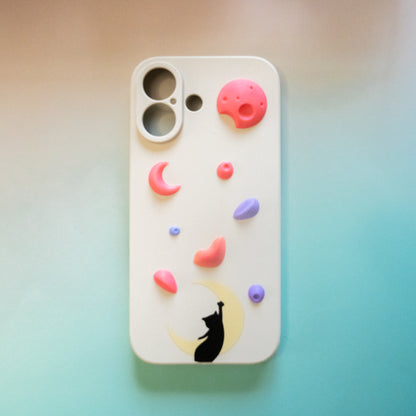 Moon Cat Climbing Holds iPhone Case | Non Vertical Lab