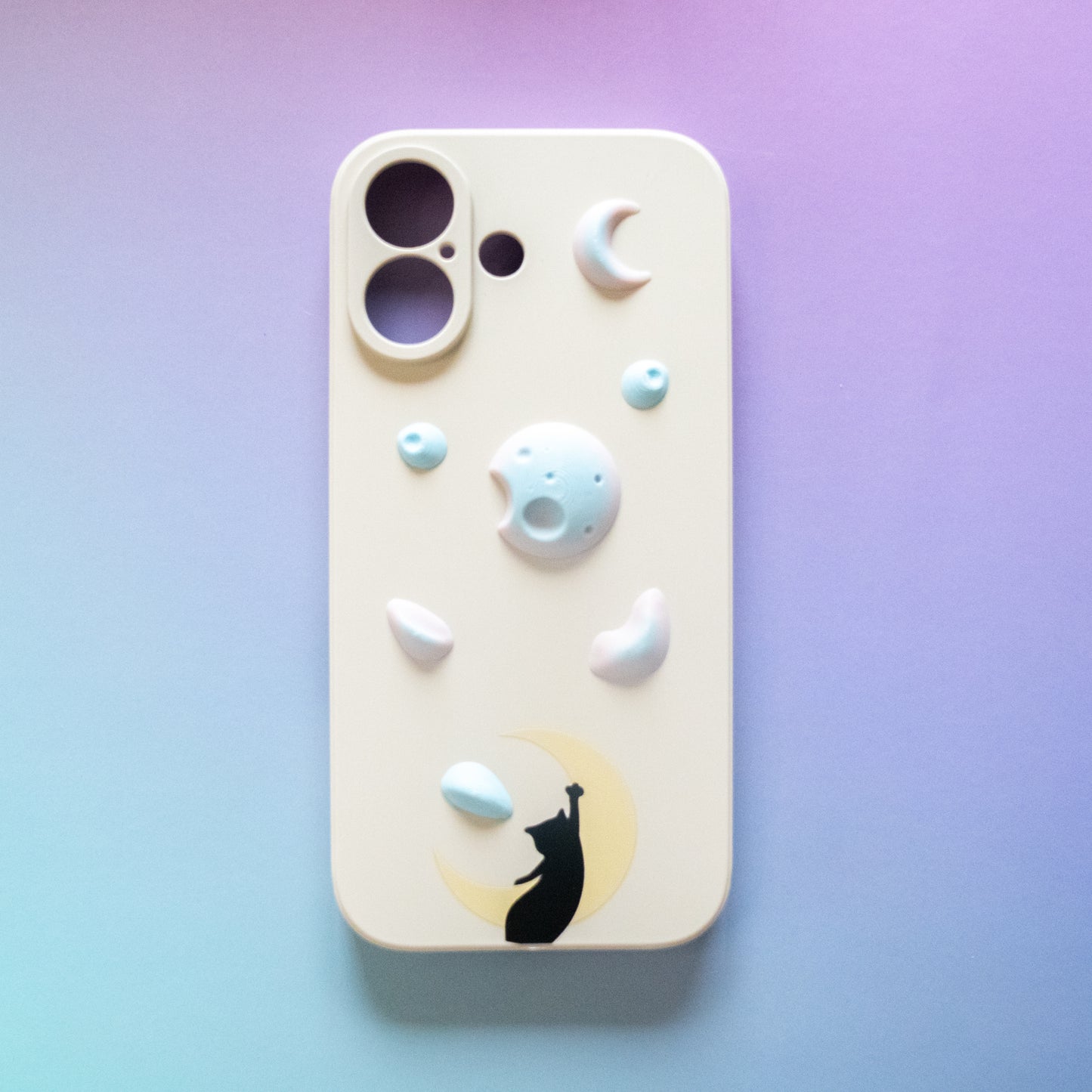 Moon Cat Climbing Holds iPhone Case | Non Vertical Lab