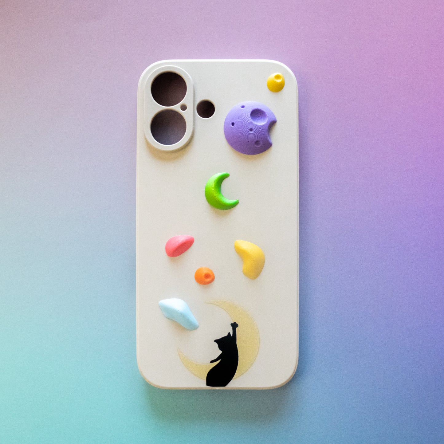 Moon Cat Climbing Holds iPhone Case | Non Vertical Lab