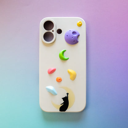 Moon Cat Climbing Holds iPhone Case | Non Vertical Lab