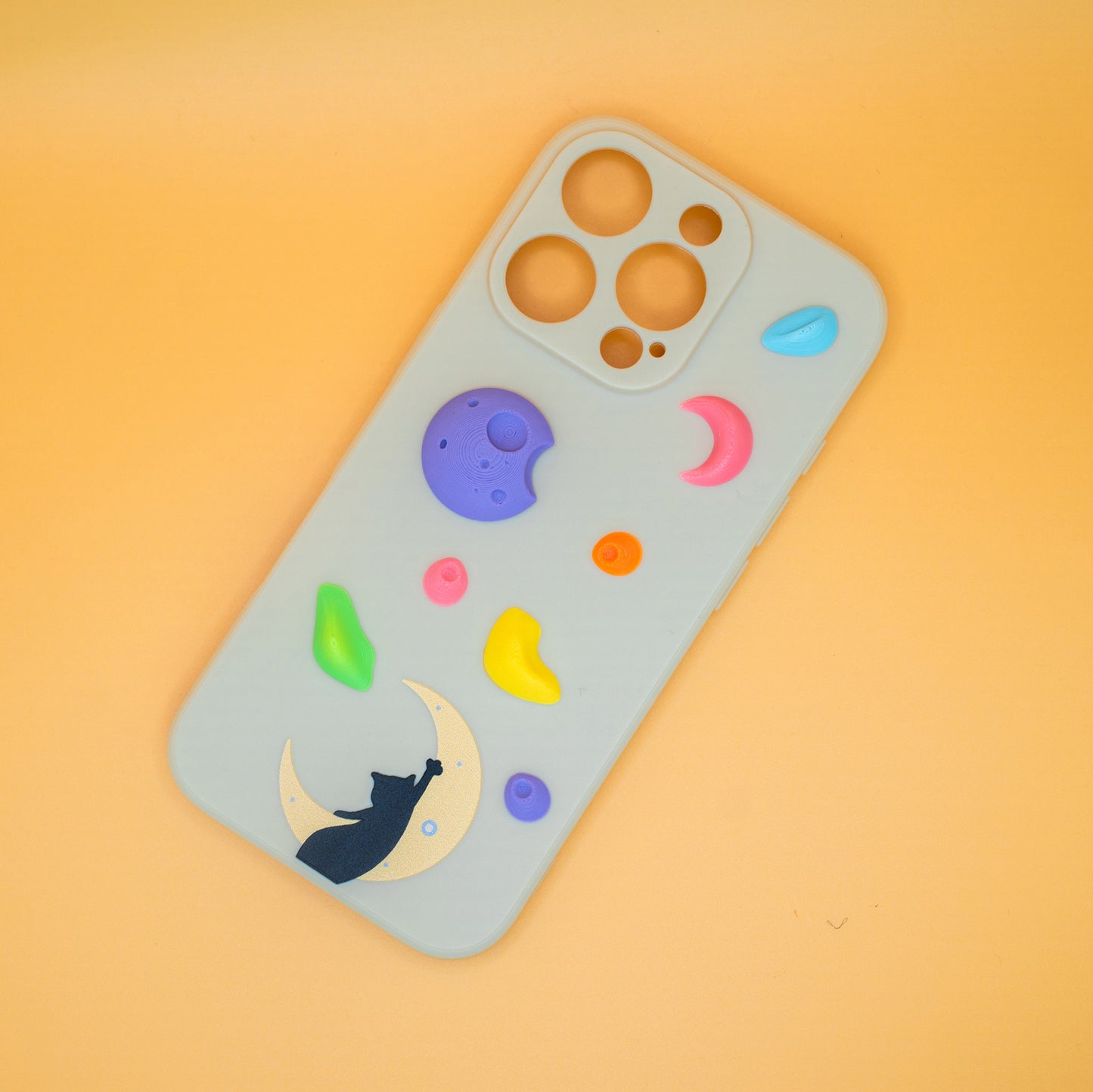 Moon Cat Climbing Holds iPhone Case | Non Vertical Lab