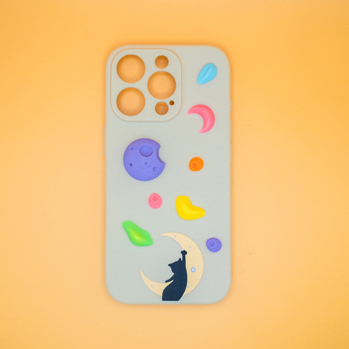 Moon Cat Climbing Holds iPhone Case | Non Vertical Lab