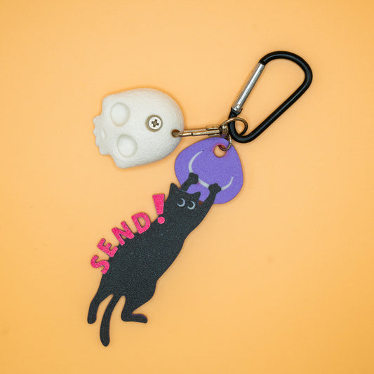 Send Cat Keychain | Halloween Edition