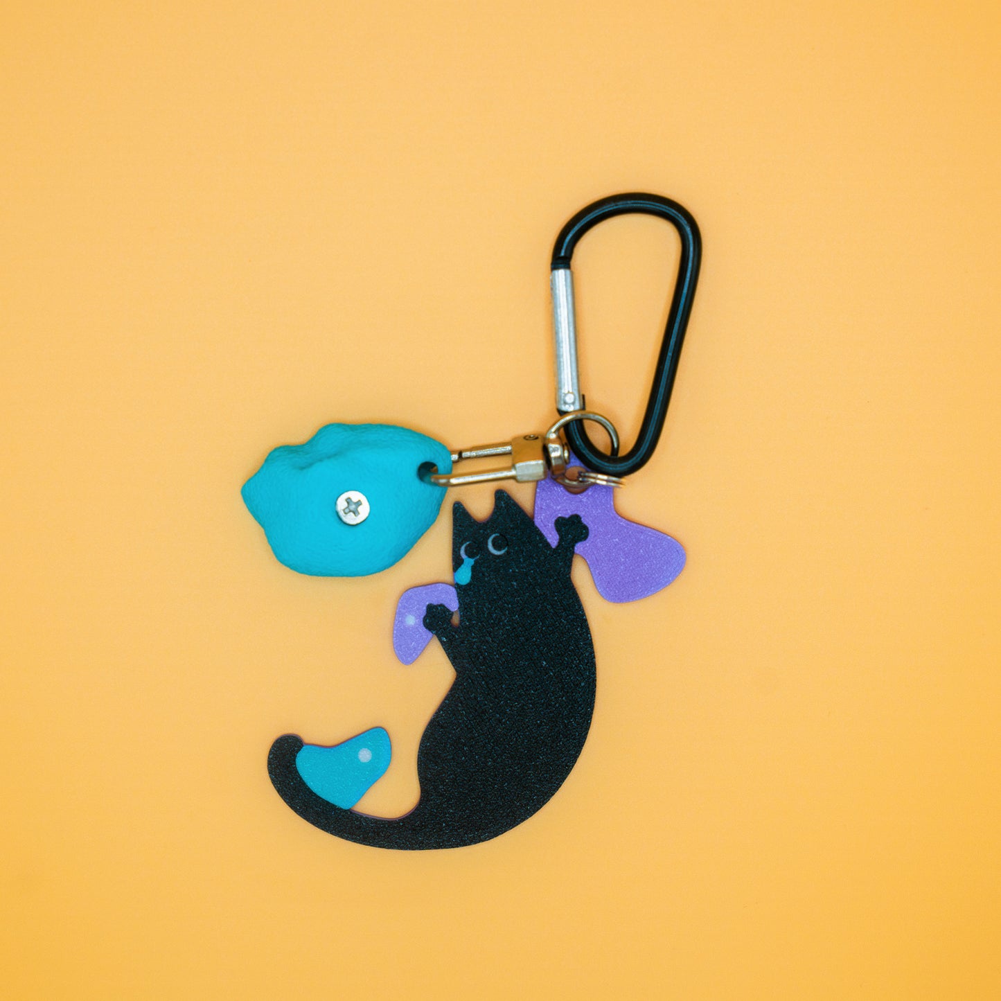 Short-Armed Cat Keychain | Non Vertical Lab