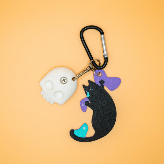 Short Arm Cat Keychain | Halloween Edition