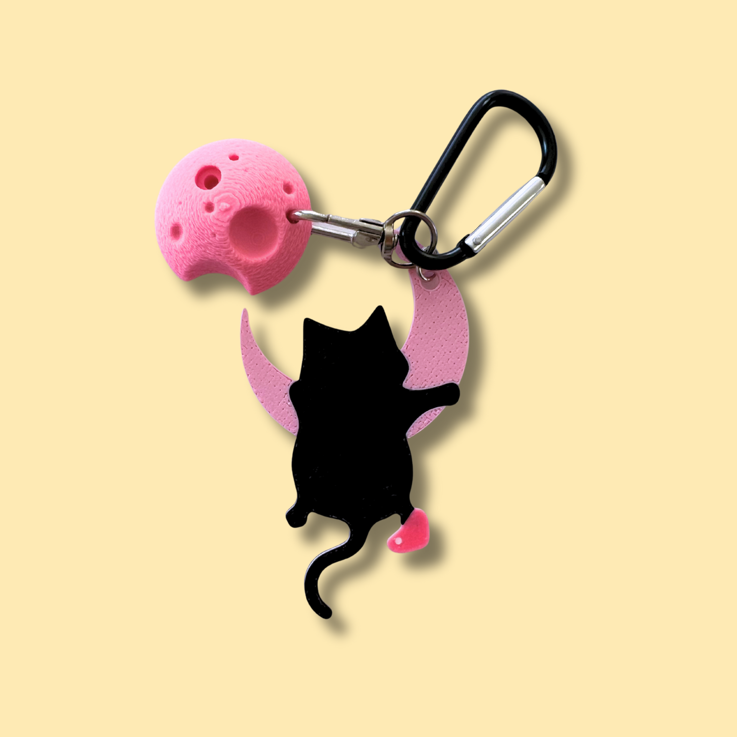 Moon Cat Keychain | Non Vertical Lab