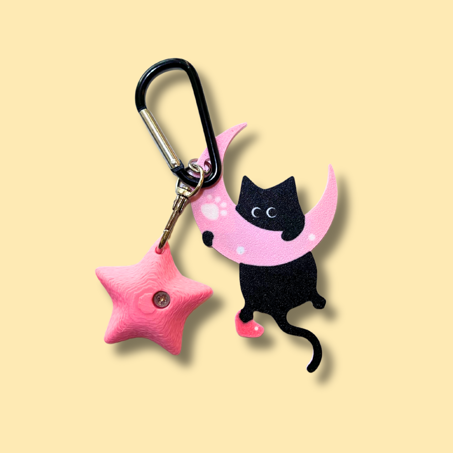 Moon Cat Keychain | Non Vertical Lab
